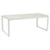 Image de Table Rectangulaire 196 x 90 cm Bellevie en Aluminium Métal