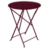 Image de Table Ronde Pliante Ø60 cm Bistro en Acier Métal