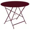 Image de Table Ronde Pliante Ø96 cm Bistro en Acier Métal