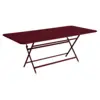 Image de Table Rectangulaire Pliante 190 x 90 cm Caractère en Acier Métal