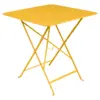 Image de Table Carrée Pliante 71 x 71 cm Bistro en Acier Métal