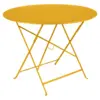 Image de Table Ronde Pliante Ø96 cm Bistro en Acier Métal