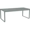 Image de Table Rectangulaire 196 x 90 cm Bellevie en Aluminium Métal