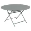 Image de Table Ronde Pliante Ø128 cm Caractère en Acier Métal