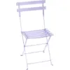 Image de Lot de 2 Chaises Pliantes Bistro Métal en Acier Métal