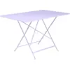 Image de Table Rectangulaire Pliante 117 x 77 cm Bistro en Acier Métal