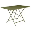 Image de Table Rectangulaire Pliante 117 x 77 cm Bistro en Acier Métal