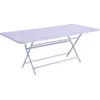 Image de Table Rectangulaire Pliante 190 x 90 cm Caractère en Acier Métal