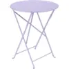 Image de Table Ronde Pliante Ø60 cm Bistro en Acier Métal