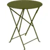 Image de Table Ronde Pliante Ø60 cm Bistro en Acier Métal