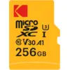 Image de Carte Mémoire microSD Kodak UHS-I U3 V30 ULTRA PERFORMANCE, 64 Go, 128 Go, 256 Go 256 Go
