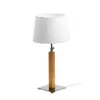 Image de Lampe à poser Quatro Up Bois / Métal / Tissus