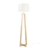 Image de Lampadaire Sacha Hauteur 170 cm Bois / Tissus