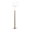 Image de Lampadaire Quatro Up Bois / Métal / Tissus
