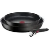 Image de LOT 2 POELES 24/28 CM + POIGNEE AMOVIBLE INGENIO ECO RESIST INDUCTION L3979102