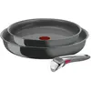 Image de SET POELES 24/28 CM + 1 POIGNEE AMOVIBLE GRIS HIPPO PREMIUM INGENIO RENEW INDUCTIONL2629202