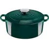 Image de Cocotte fonte ronde 24 cm Vert forêt