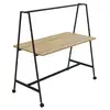 Image de Table de travail collaborative mobile Alto Largeur 180 cm Bois / Métal