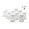 Image de 9 pots de yaourts