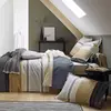 Image de Drap housse percale Marlow Acier 140 x 190 cm Coton