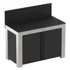 Image de Meuble de Cuisine pour Plancha 120 x 60 cm Félix en Inox Métal