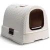 Image de Curver Bac a litiere pour chats 51x38,5x39,5 cm Blanc