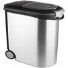Image de CURVER Conteneur a croquettes pour chien 12 kg - 35L - Aspect métal