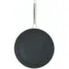 Image de WOK BLACK CUBE 28 CM EN ACIER INOXYDABLE FOND NID D''ABEILLE TOUS FEUX DONT INDUCTION