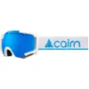 Image de Cairn Masque de ski NEXT SPX3 MAT WHITE BLUE MIRROR Blanc