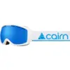 Image de Cairn Masque de ski FUNK OTG SPX3 MAT WHITE BLUE Blanc