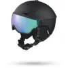 Image de Cairn Casque de ski RISE VISOR PURE MAT BLACK CAMELEON Noir 54/56
