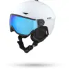 Image de Cairn Casque de ski RISE VISOR PURE MAT WHITE Blanc 56/57