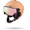 Image de Cairn Casque de ski RISE VISOR PURE MAT PEACH Rose 58/61