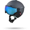 Image de Cairn Casque de ski RISE VISOR PURE MAT GRAPHITE JADE Gris 56/57