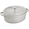 Image de Fonte Ovale 33 cm Truffe Blanche 6,7 litres