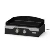 Image de Plancha Allure Électrique 260 Duo en Inox et Acier Noir Métal