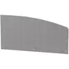 Image de Crédence Courbe Droite pour Cuisine d'Extérieur en Inox Métal