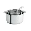 Image de Set 3 casseroles 16/18/20 cm Casteline Amovible avec poignée inox