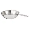 Image de Wok inox Castel Pro sans couvercle Diamètre 28 cm