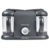 Image de BÉABA - Babycook Duo - Robot Bébé 4 en 1 Mixeur-Cuiseur - Cuisson Vapeur rapide - Contenance XXL 2200 ml - Dark Grey