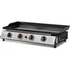 Image de COOKING BOX Plancha gaz CALI - 4 feux - 9,6 kW - 82x45x22 cm - Surface de cuisson en acier: 77x35 cm