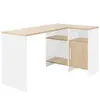Image de Bureau d'angle Garry Blanc Bois