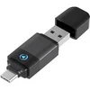Image de Adaptateur BT 2en1 USBA+C - CarPlay / Android Auto