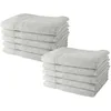 Image de Lot de 10 serviettes de Toilette TODAY 50x90 cm 100% Coton - Craie