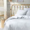Image de Parure de lit - TODAY - 123320 - 2 personnes - 260x240cm - Gaze de coton unie - Craie