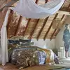 Image de Housse de couette satin de coton JARDINS DE BABYLONE 240 x 220 cm Coton