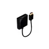 Image de ADAPTATEUR HDMI MALE VERS VGA FEMELLE 20 CM NOIR
