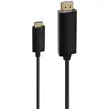 Image de CABLE USB-C VERS HDMI ULTRA HD 4K 1,8M NOIR