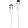 Image de CABLE ANTENNE COAXIAL 2M BLANC