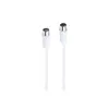 Image de CABLE ANTENNE COAXIAL 10M BLANC